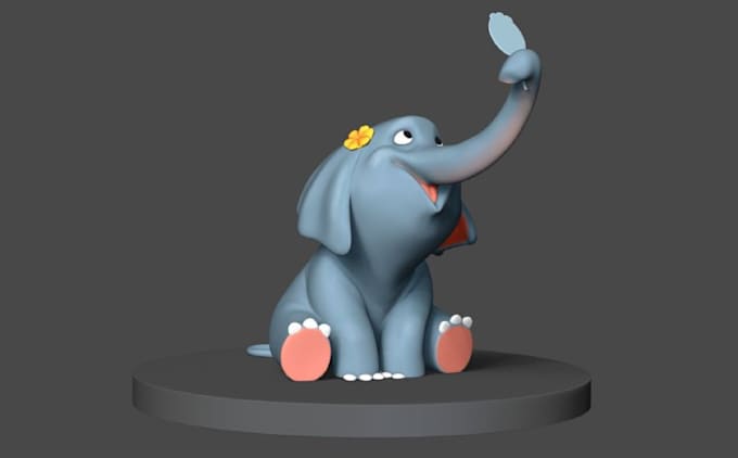 create 3d stylized animal character, 3d animal model, 3d character modeling