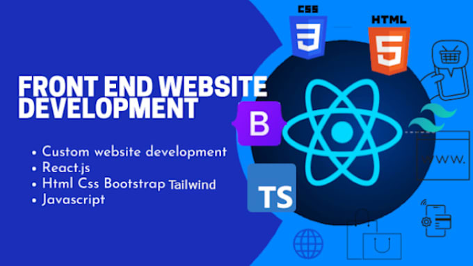 Be your front end web developer using html, css, tailwind and react js ...