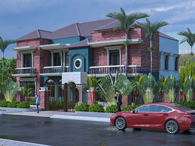 provide you duplex and residential modeling and rendering