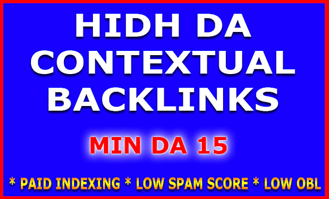 create 100 high da contextual backlinks for SEO rankings