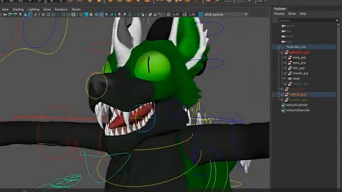 Rig in daz studio,assets,objects,3d quadruped rig,ik fk rig,blendshapes ...