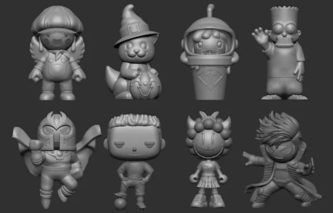 do 3d print stl files miniatures, chess set model,military or rc vehicles design