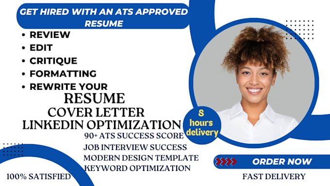 review, edit, and write your resume and cv with a professional format