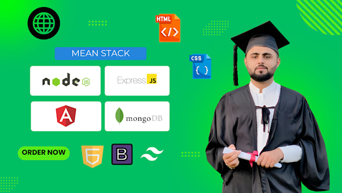code html5, css3, javascript, angularjs, reactjs, nodejs, rest apis, expressjs