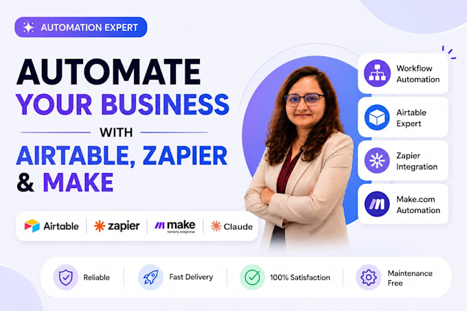 automate your business with airtable, zapier, and make