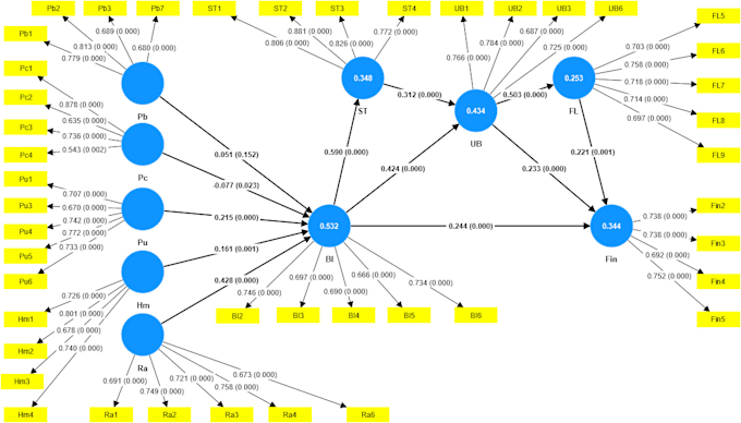 analyze data using pls SEM, interpret and report results