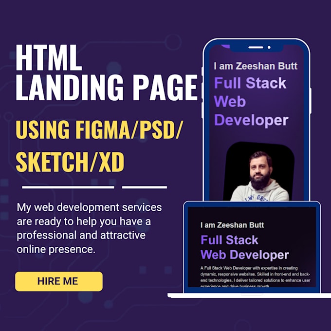 do HTML landing pages