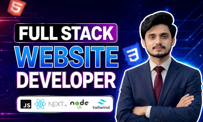 build custom website development, front end developer, full stack developer