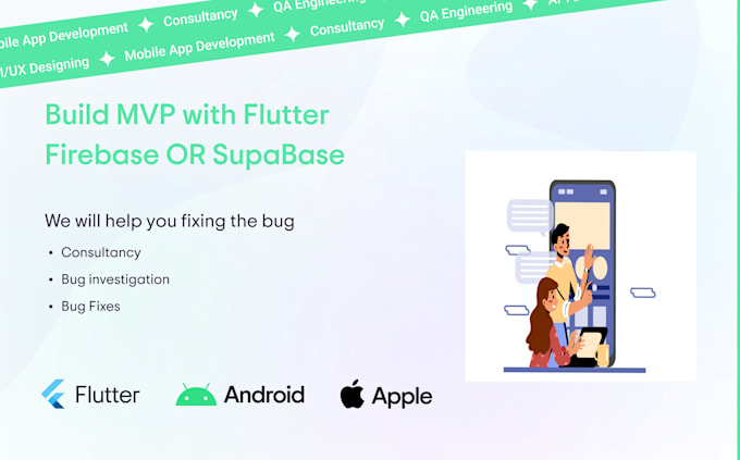 build mvp in 6 week using flutter with firebase or supabase