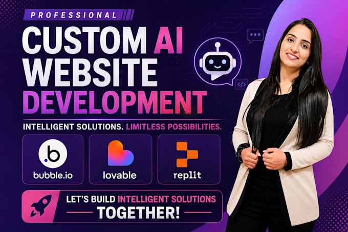 do custom ai website use replit,lovable,bubble ai integration in web application
