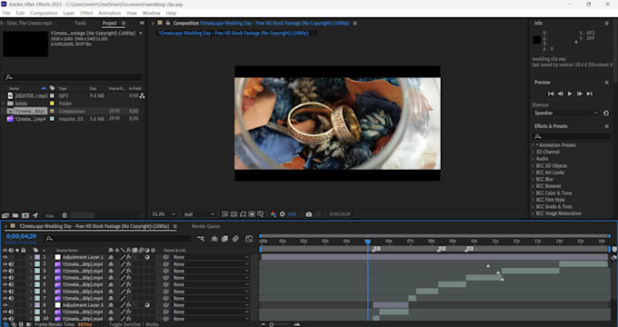 edit wedding and event videos for cheap