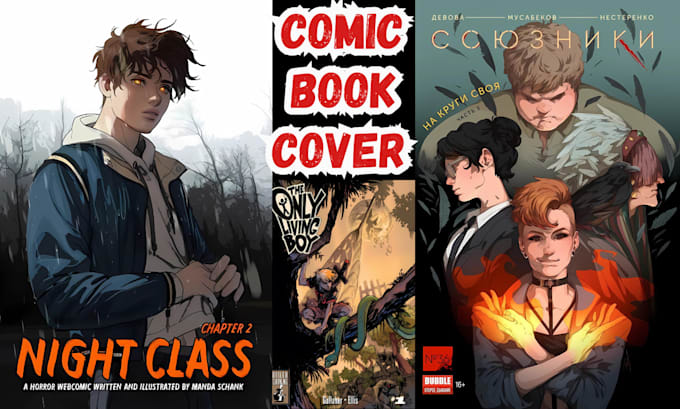 graphics novel comic book cover comic page comic book illustration comic artist
