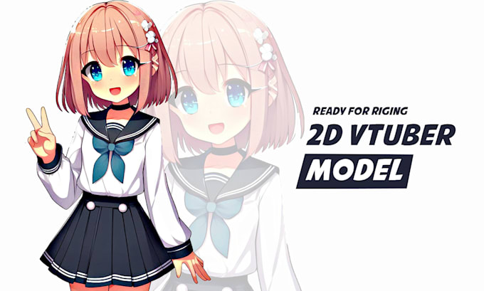 design a vtuber model vtuber avatar 2d vtuber for you