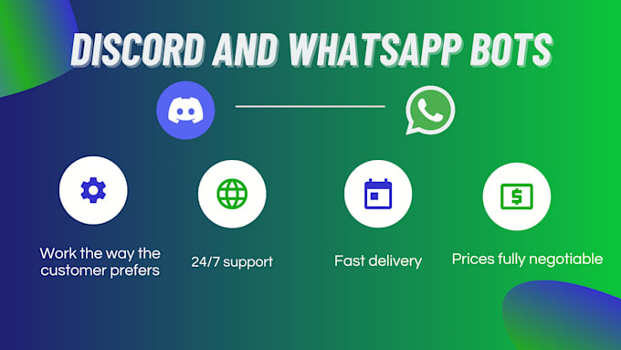 create a discord or whatsapp bot in python