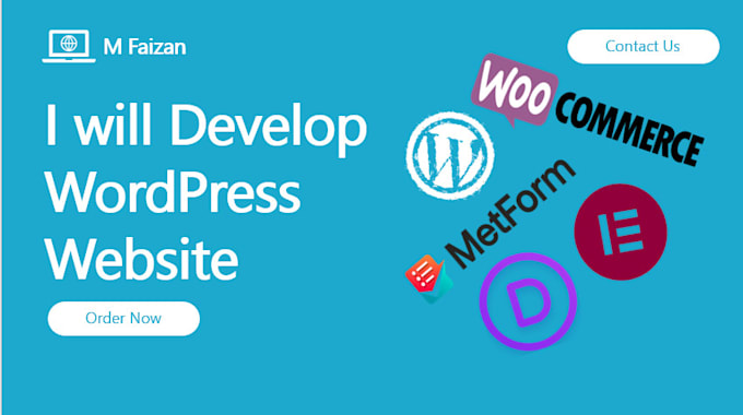 develop a fully responsive wordpress website with elementor