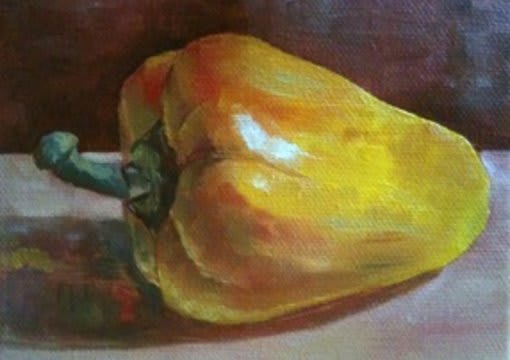 create a 2and a half x 3and a half inch ACEO original oil painting on mat board