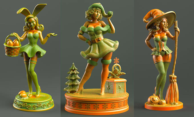 make 3d character or a prop for 3d printing