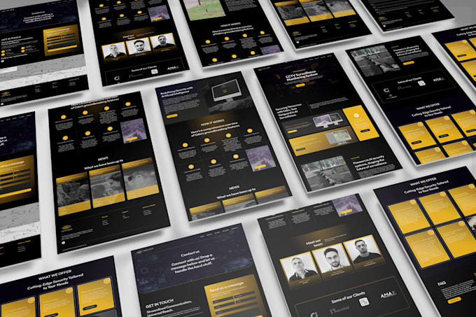 design your elementor landing page or website