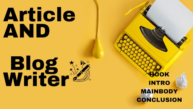 write captivating articles for you