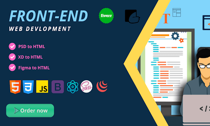 convert psd to html, figma to html, sketch to html bootstrap 5