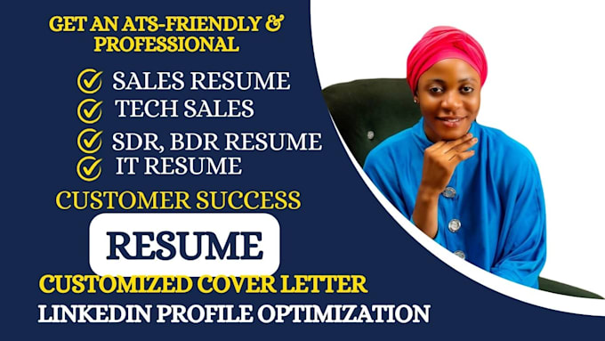 write sales, tech sales, sdr, bdr, customer success, IT, cybersecurity resume