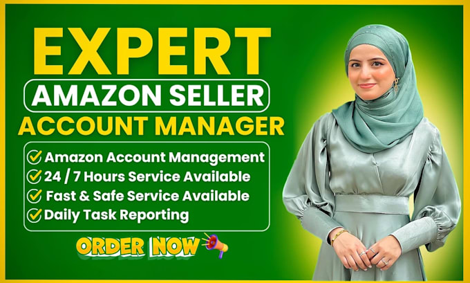 be your professional amazon fba seller central expert virtual assistant VA
