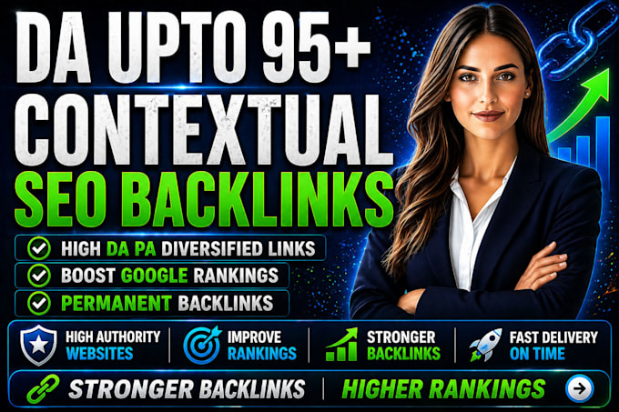 create SEO contextual backlinks with manual and white hat link building