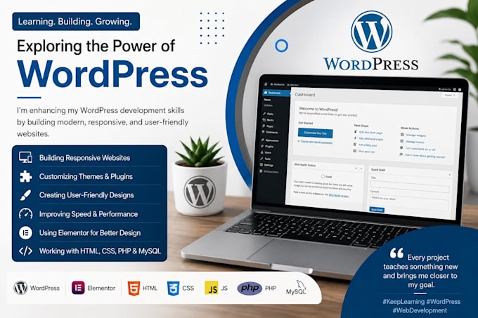 design high converting wordpress landing page with elementor pro