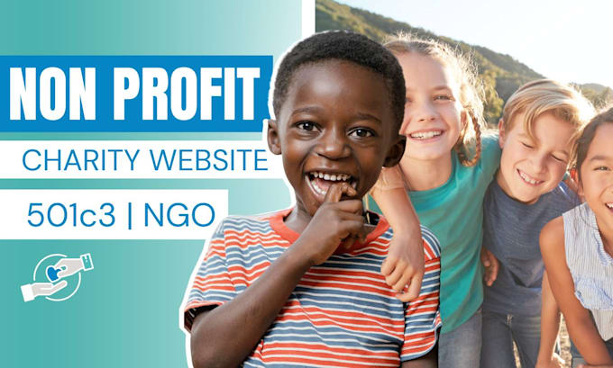 design charity, ngo website, crowdfunding, donations and non profit website