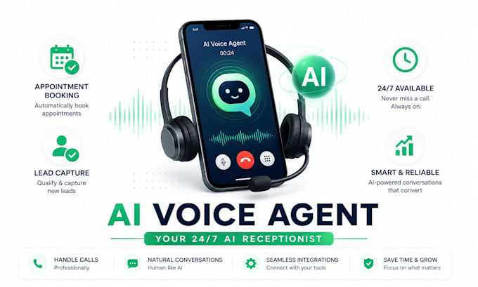build an ai voice agent or ai receptionist for your business
