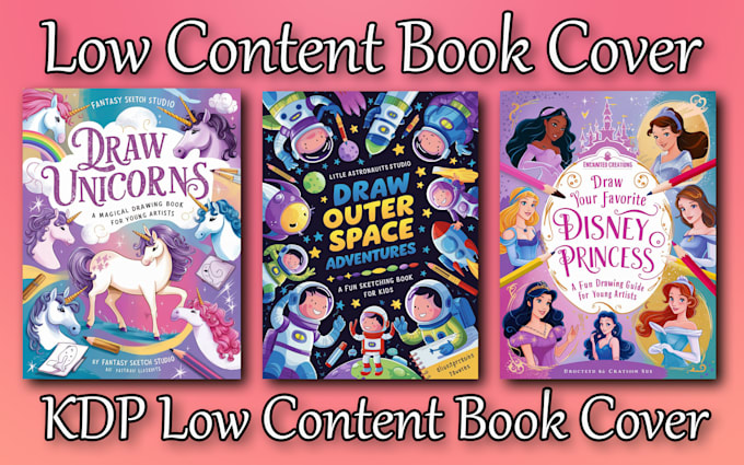 do custom kids worksheets, activity books, low content books