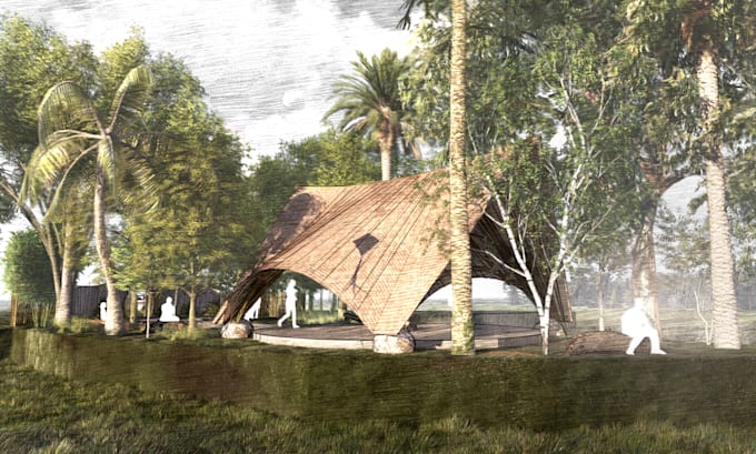 do bamboo 3d modelling and architectural renderings