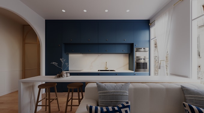 do 3d designs kitchen remodels and realistic renderings