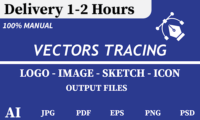 vectorize, recreate, redraw, trace your logo or image