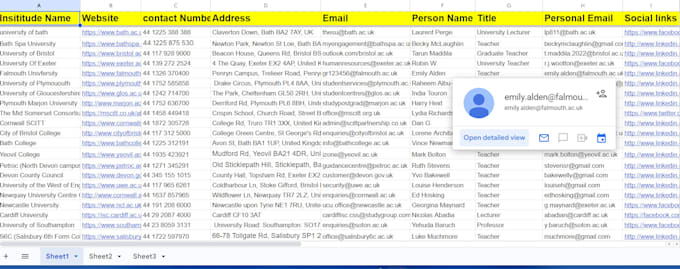 linkedin research, data enrichment, find email and b2b leads