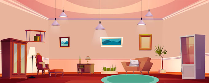 draw 2d background for your animation
