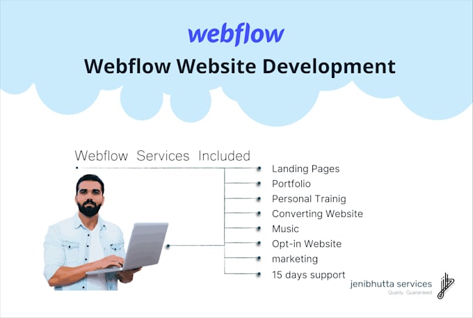 design and develop webflow website