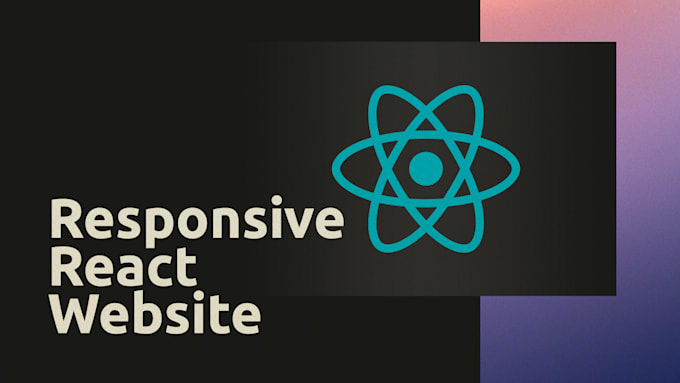 be your front end web developer in react