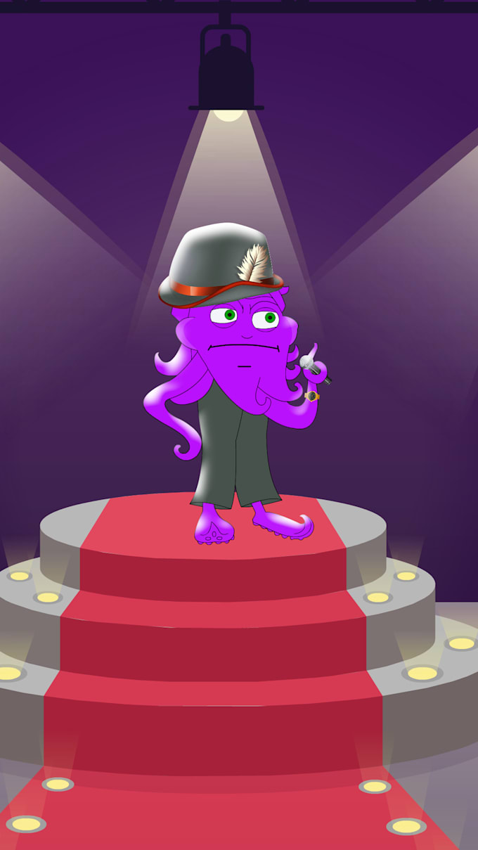 create 2d memecoin animation