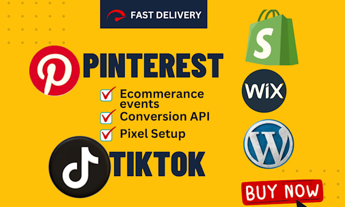 fix or setup tiktok and pinterest pixel with GTM