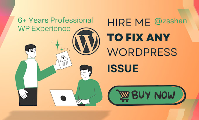 fix wordpress website issues