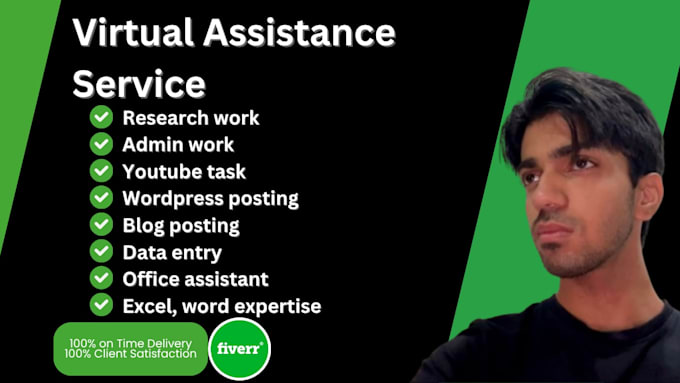 be your professional virtual assistant for 2 hours