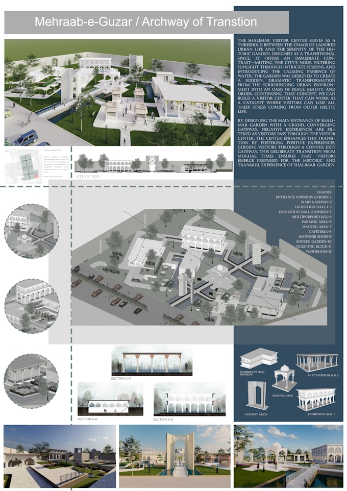 make an architectural presentation board