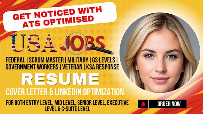 Write federal, usajobs, government, and military transition resume by ...