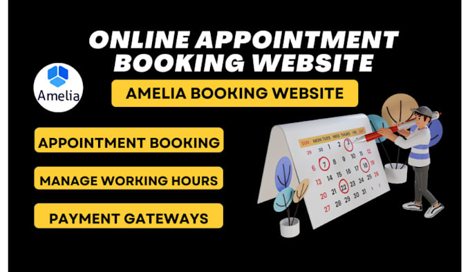 install amelia booking plugin and create appointment booking website