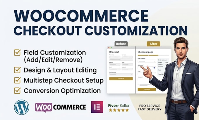 edit, customize and fix your woocommerce checkout page