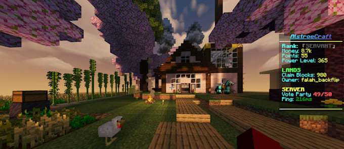 play minecraft java or bedrock with you