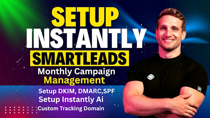 setup instantly ai smartlead for cold email outreach