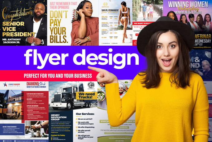 I will design a professional flyer or brochure for your business
