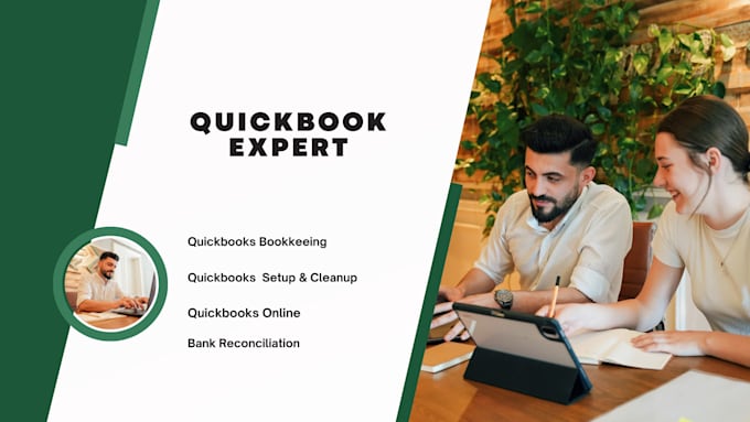do accounting , bookkeeping in quick books online, excel